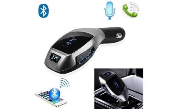 Modulator auto X7 cu USB, card microSD si functie car kit